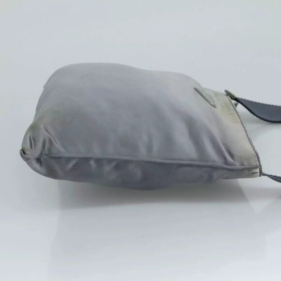 PRADA Shoulder Bag Satin Blue Auth - Picture 11 of 16